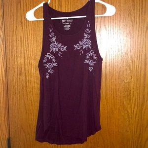 American Eagle Soft and Sexy Embroidered Tank